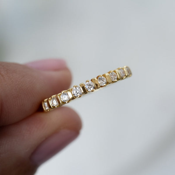 Bespoke eternity ring