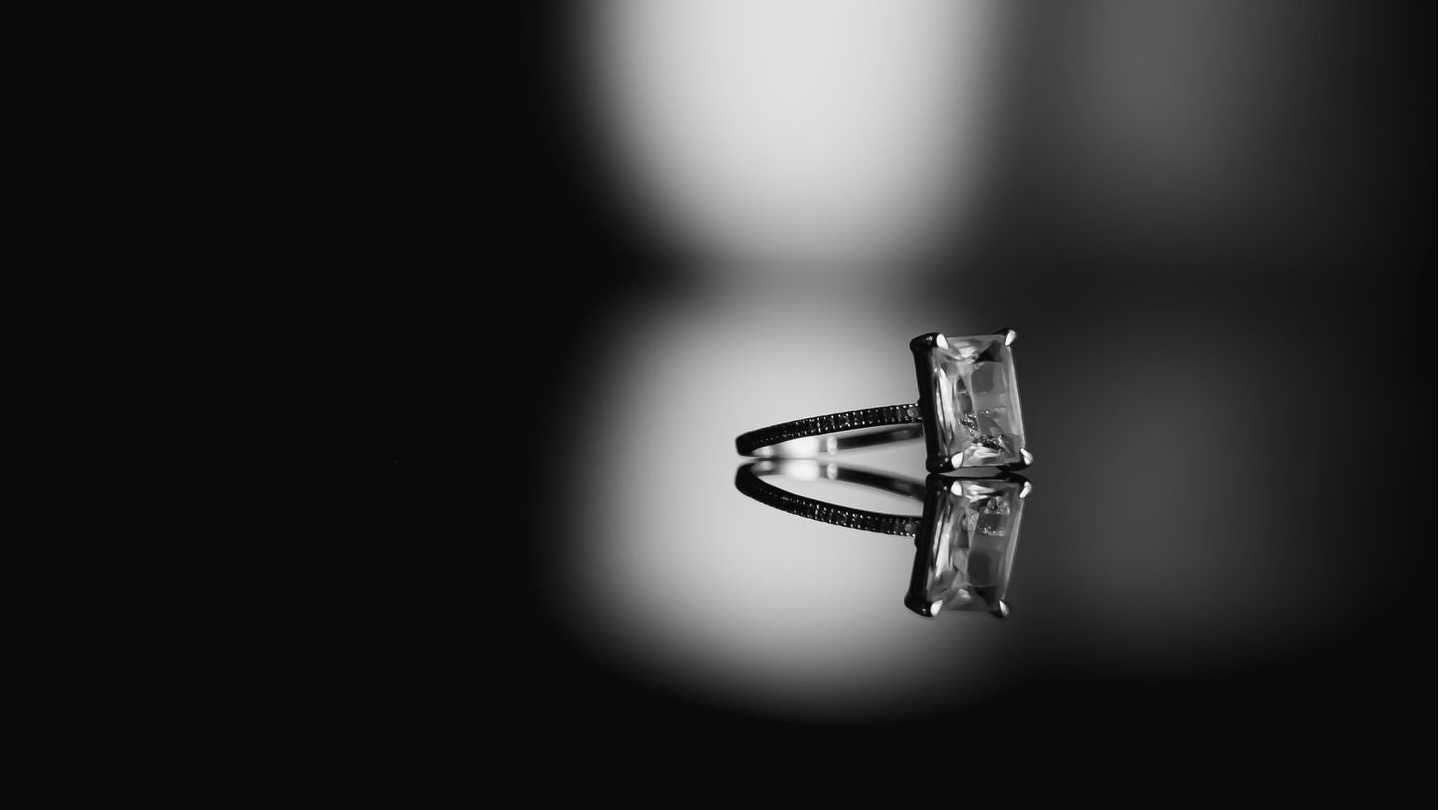 Emerald cut diamond shape for bespoke engagement rings