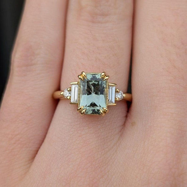 Bespoke diamond engagement ring