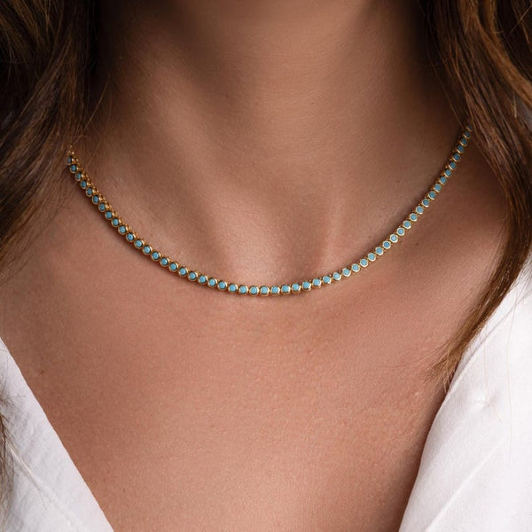 Bespoke tennis necklace