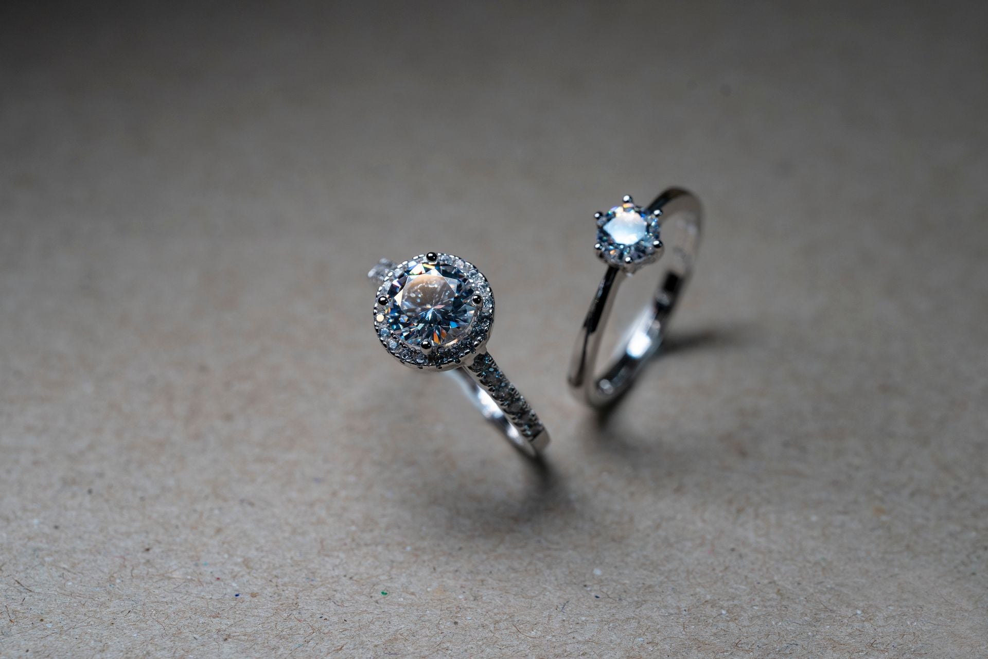 Soft blue gemstone options for bespoke aquamarine engagement rings