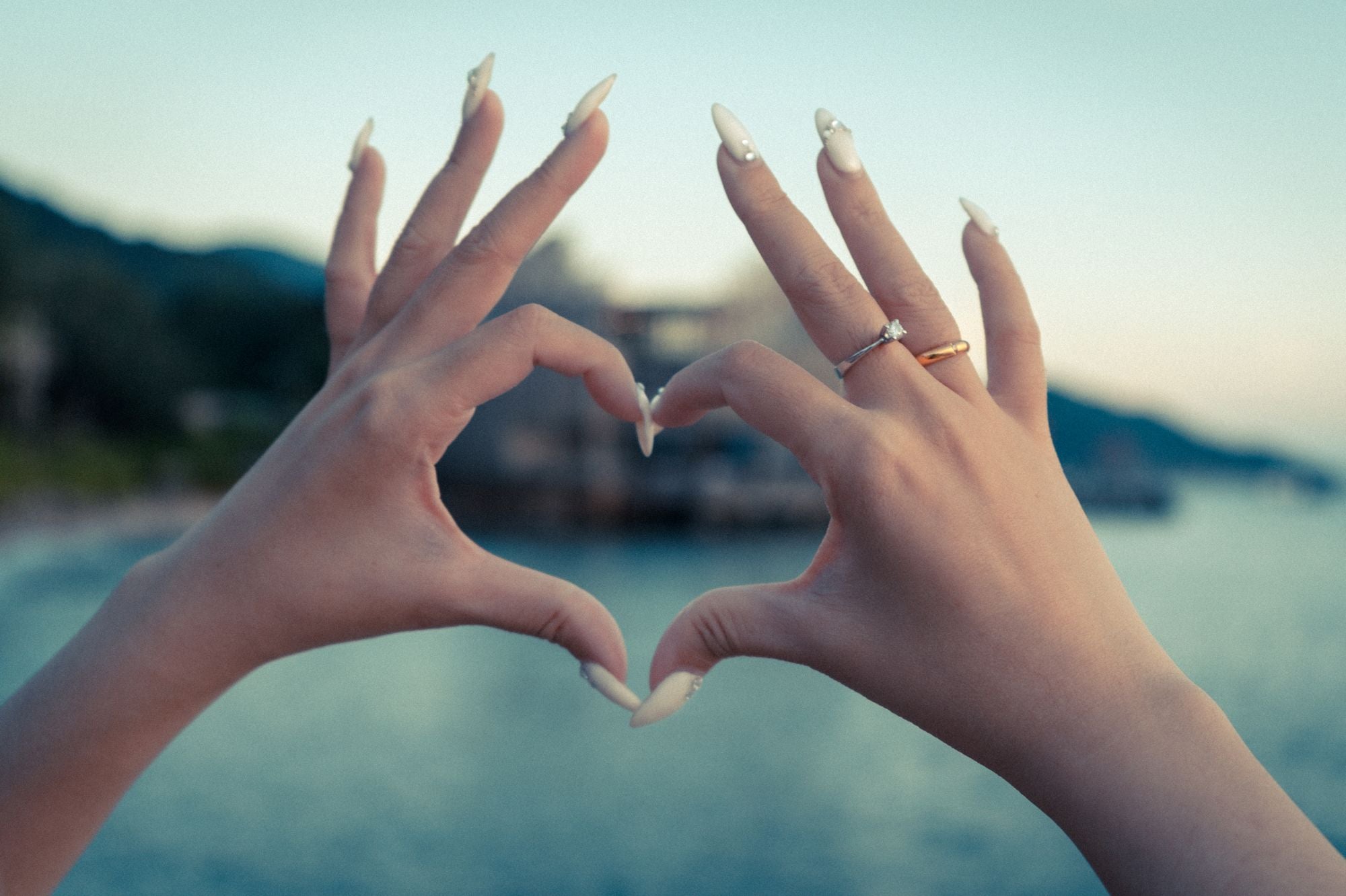 Heart diamond shape for bespoke engagement rings