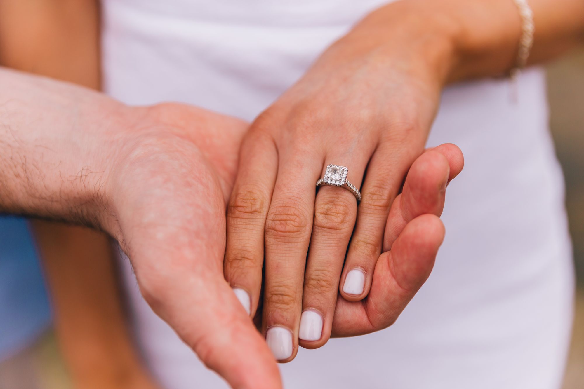 Princess cut diamond options for bespoke engagement rings