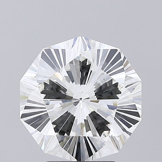 3.52ct Decagon Lab Grown Diamond, G VVS2, IGI Certified