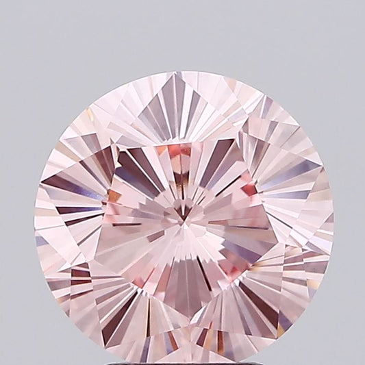 3.50ct Round Antique Lab Grown Pink Diamond, VVS2, IGI Certified
