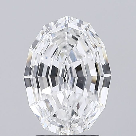 2.11ct Oval Step Cut Diamond — IGI Certified · LG713571218
