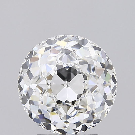 3.03ct Round Antique Diamond — IGI Certified