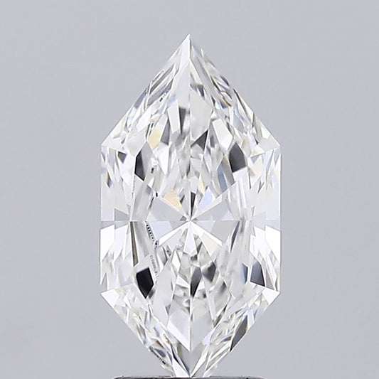 2.11ct Hexagonal Lab Grown Diamond, E VVS2, IGI Certified