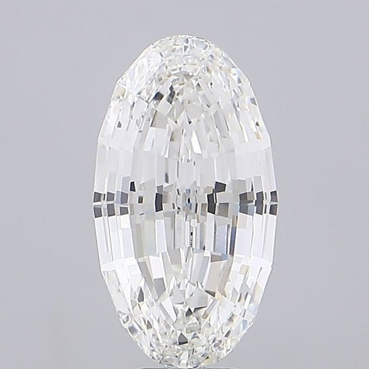 10.55ct Oval Step Cut Diamond — IGI Certified · LG760593792