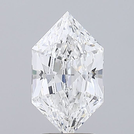 3.16ct Hexagonal Lab Grown Diamond, E VVS2, IGI Certified