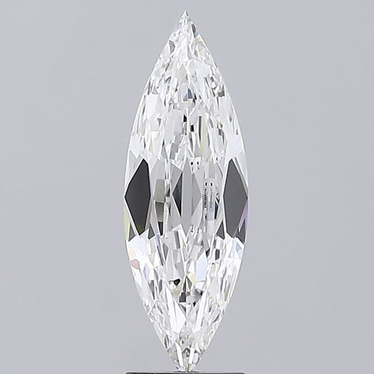 2.44ct Old Mine Marquise Diamond — IGI Certified · LG778694246